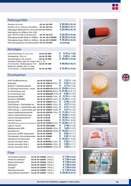 Lieferverzeichnis 2012/2013 - H+DG
