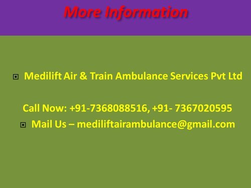 Pick Life Support ICU Facility Air Ambulance in Guwahati