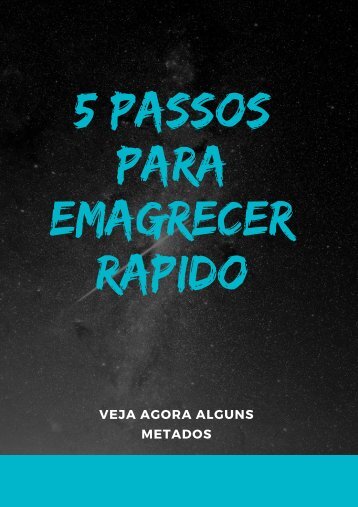 5 passos para emagrecer rapido (1)