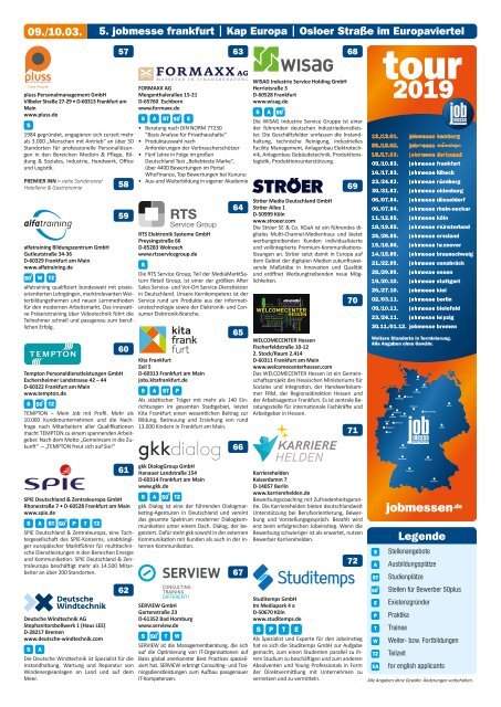 Der Messe-Guide zur 5. jobmesse frankfurt