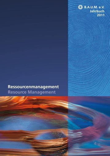 B.A.U.M.-Jahrbuch 2011: Ressourcenmanagement