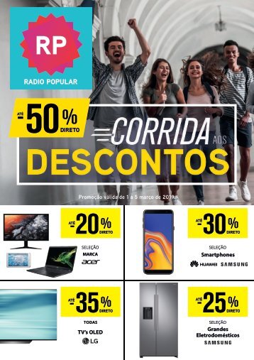 Corrida aos descontos - Até 50%