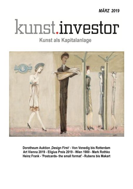 KUNSTINVESTOR AUSGABE MÄRZ 2019