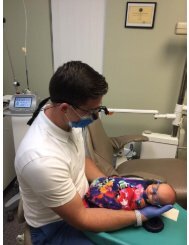 Dr Warcup with pediatric patient at North Texas Smiles Pediatric Dentistry & Orthodontics Fort Worth TX