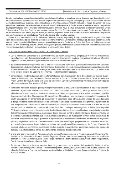 Ministerio de Gobierno, Justicia, Seguridad y Trabajo