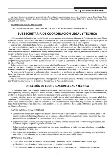 Ministerio de Planificación, Inversión, Obras y Servicios Públicos