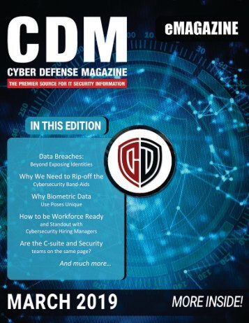 Cyber Defense eMagazine - March Edition 2019