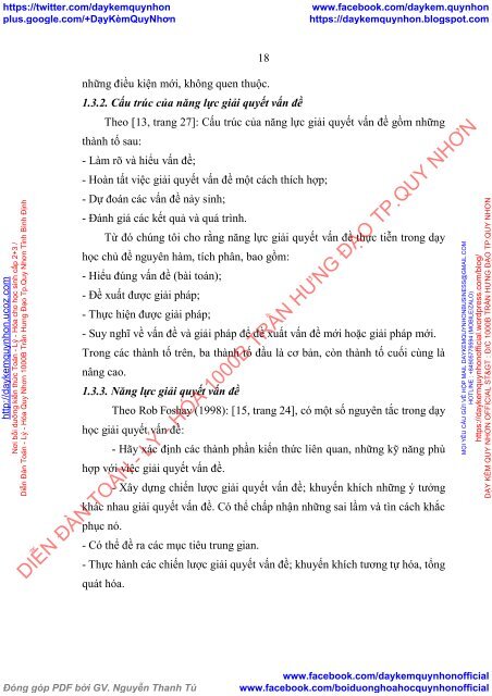 Phát triển năng lực giải quyết vấn đề qua khai thác các bài toán có nội dung thực tiễn thuộc chủ đề Nguyên hàm - Tích phân