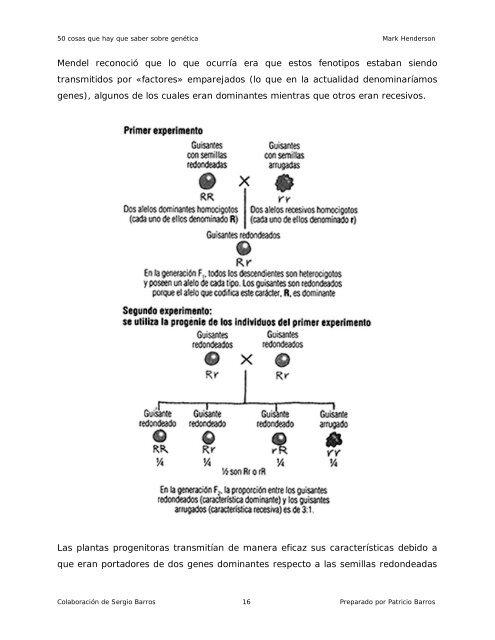 50 Cosas que hay que saber sobre genetica