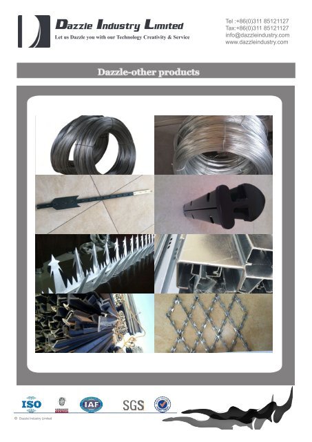 Dazzle industry limited Company catalogue