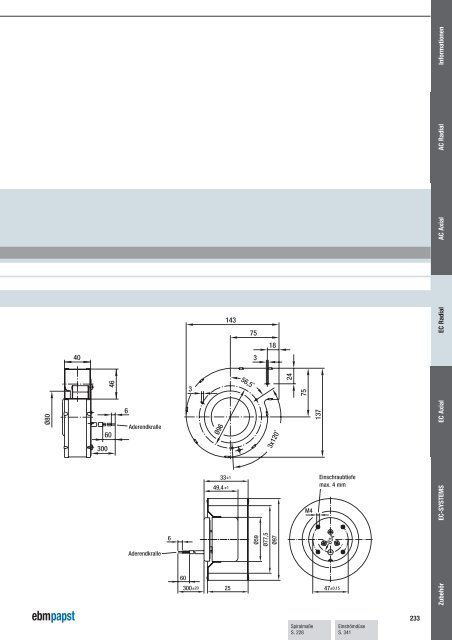 EC Radialventilatoren rückwärts gekrümmt - HDS Ventilatoren