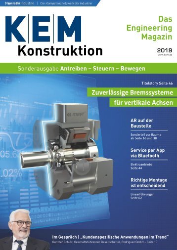 KEM Konstruktion Antreiben Steuern Bewegen 2019