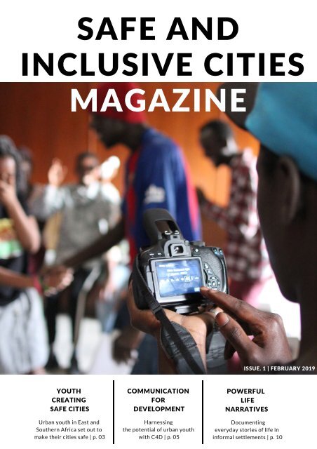 Safe and Inclusive Cities Magazine, issue 1, 2019