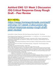 Essay rough draft