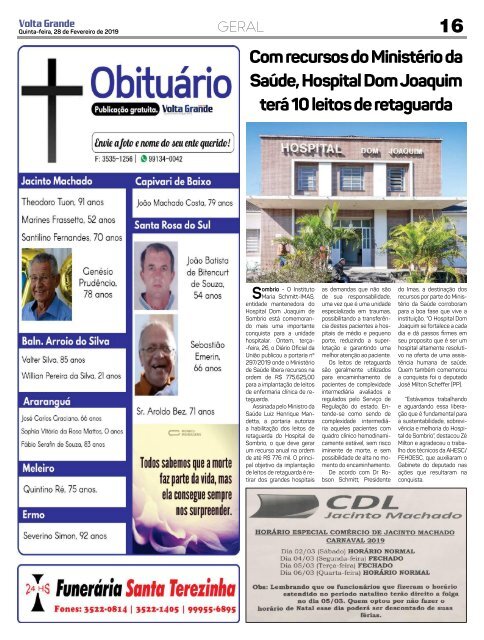 Jornal Volta Grande | Edição 1155 Região