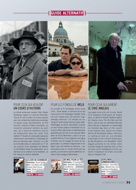 Les Cinémas Pathé Gaumont - Le mag - Mars 2019