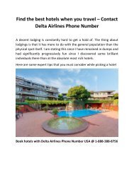 Contact Delta Airlines Phone Number -Find the best hotels when you travel