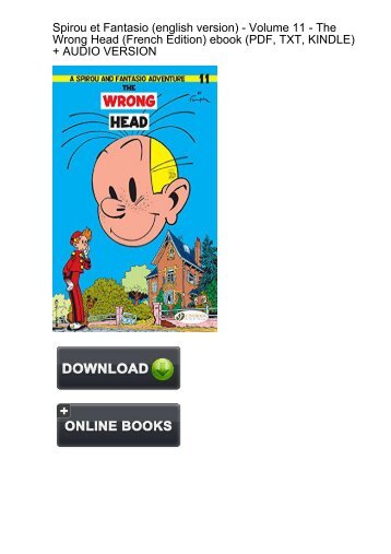 Download Spirou Fantasio english version French ebook