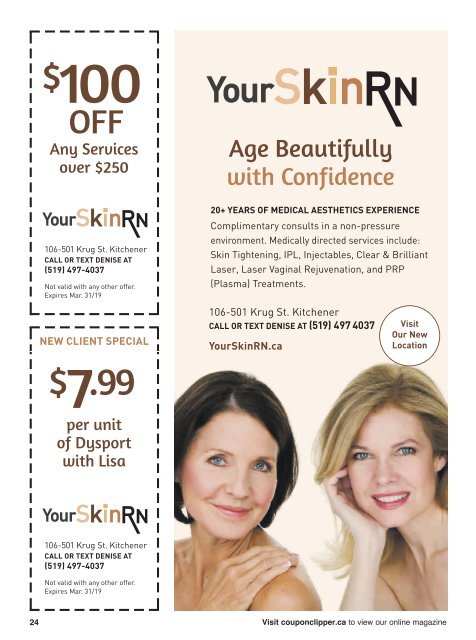 Coupon Clipper: Kitchener & Waterloo - 2019 Winter