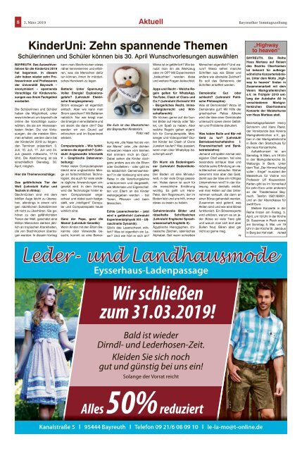 2019-03-03 Bayreuther Sonntagszeitung