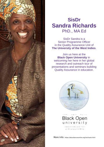 Educational Quality Assurance - presentation by SisDr Sandra Richards @ BOU March 2019