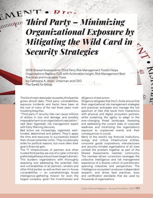 Cyber Defense Magazine - Annual RSA Conference 2019 - Print Edition