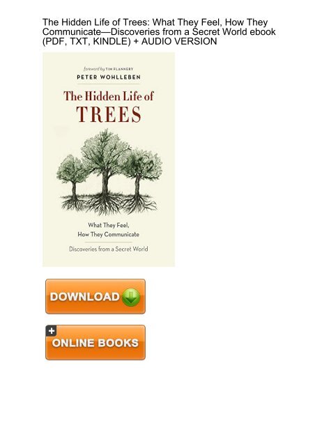 (EXTRA) Hidden Life Trees Communicate Discoveries Secret ebook eBook PDF