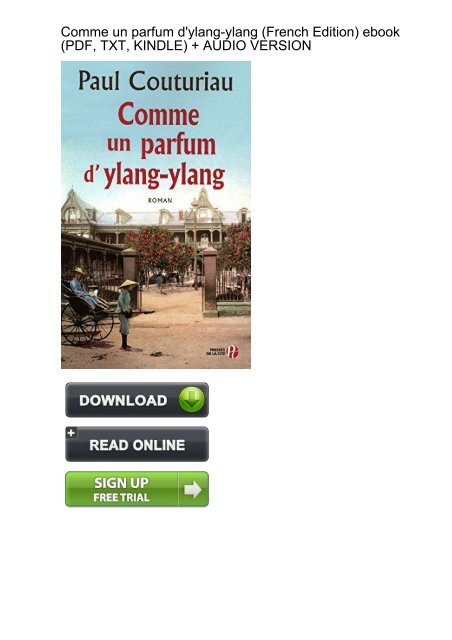 (DEFINITELY) Comme parfum dylang ylang French COUTURIAU ebook eBook PDF Download