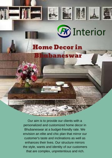 Home Decor in Bhubaneswar1