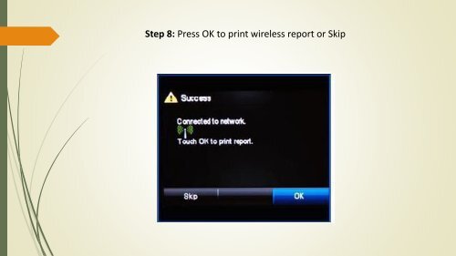 Connect HP Office Jet wireless printer to a wireless Network via HP Customer Support