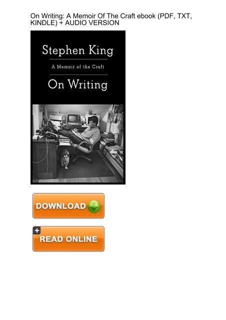 (PRIVILEGED) Download Writing Memoir Craft Stephen King ebook eBook Mobi