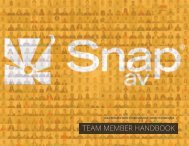 Snap AV Draft Handbook v4