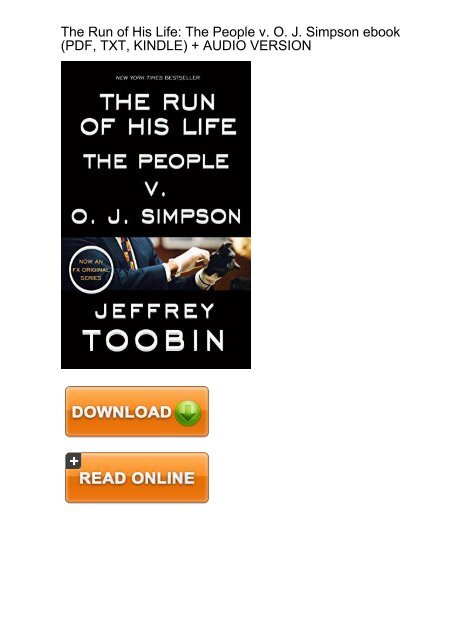 (FIRST EVER) Download Run His Life People Simpson ebook eBook PDF