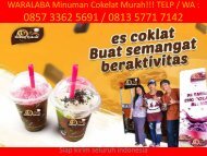 franchise terbaru Surabaya / waralabaminumanmurah.com
