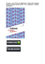 (CENTERED) Turquie miroirs Bosphore Peuples French ebook eBook PDF