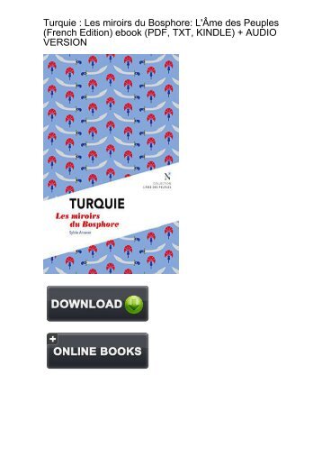 (CENTERED) Turquie miroirs Bosphore Peuples French ebook eBook PDF
