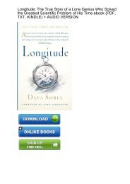 (CERTAIN) Longitude Genius Greatest Scientific Problem ebook eBook PDF