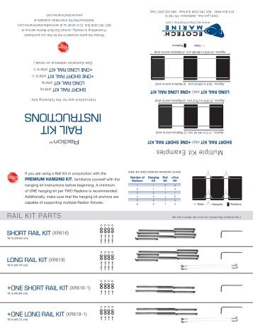 RAIL KIT INSTRUCTIONS - EcoTech Marine