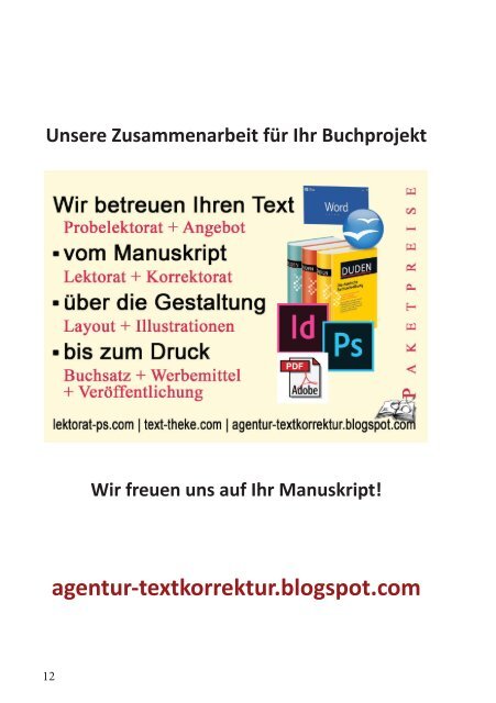 Agentur Textkorrektur