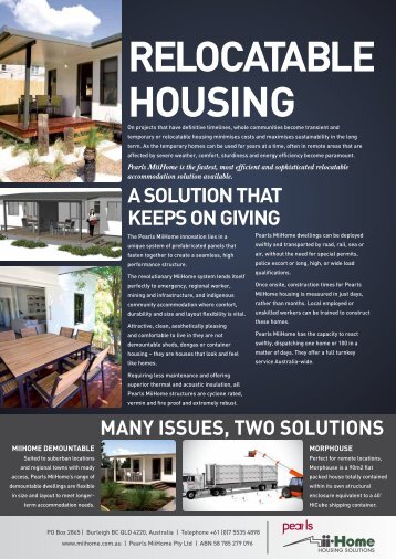 Relocatable Housing (PDF) - Mii.Home
