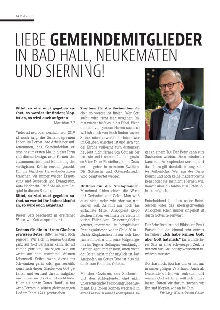 Gemeinsam Glauben // Ausgabe 0 (Null Nummer)