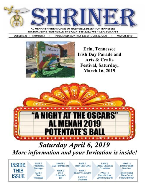 SHRINER MARCH 2019