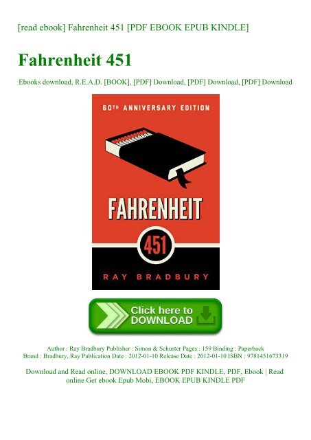 fahrenheit 451 ebook english