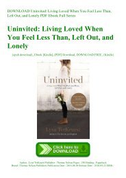 DOWNLOAD Uninvited Living Loved When You Feel Less Than  Left Out  and Lonely PDF Ebook Full Series