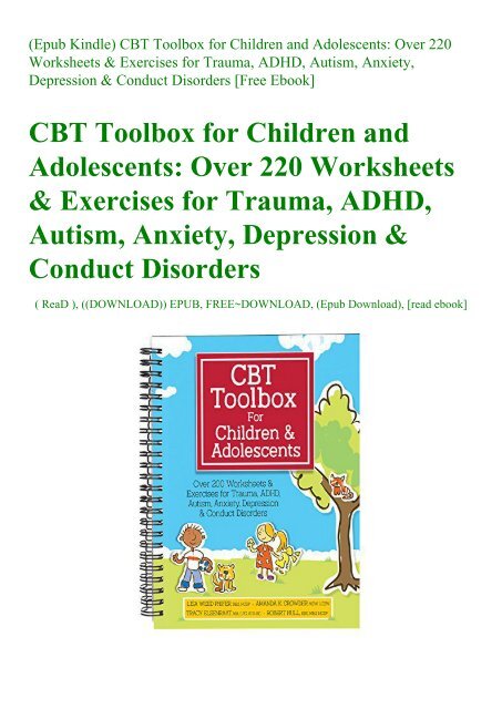 cbt exercises for depression and anxiety