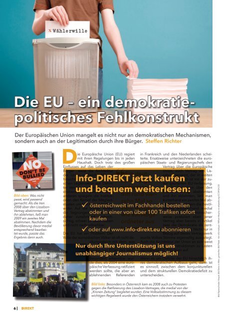 Magazin Info-DIREKT, Ausgabe 25