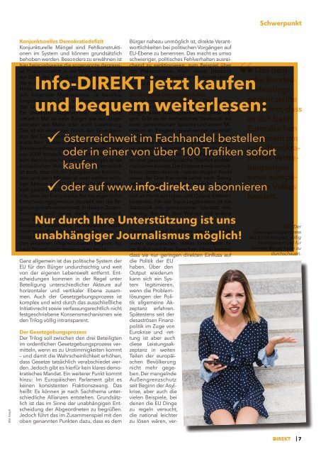 Magazin Info-DIREKT, Ausgabe 25