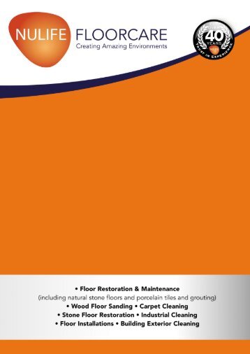 NuLife Floorcare Brochure 
