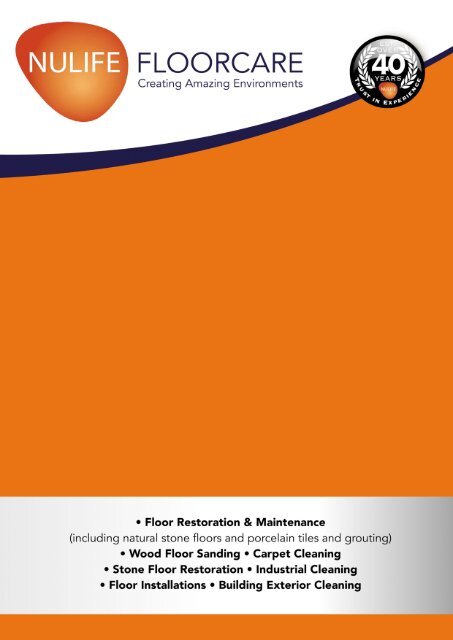 NuLife Floorcare Brochure 