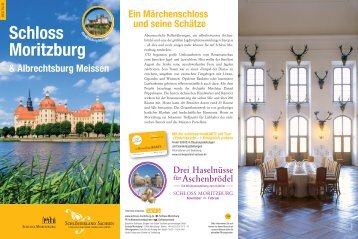 Informationsflyer Schloss Moritzburg/Albrechtsburg Meissen
